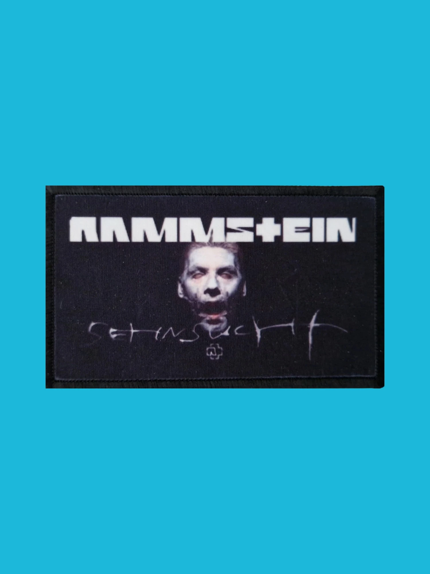 Patch Rammstein - Sehnsucht - Imprimé - Rectangle de 10 x 6 centimètres